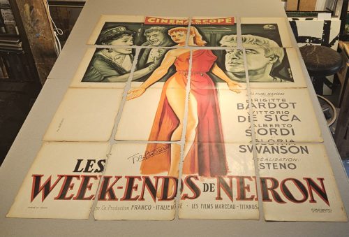 Restauration d'affiche de cinéma
