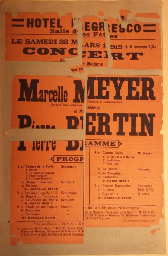 Affiche Negresco 1919
