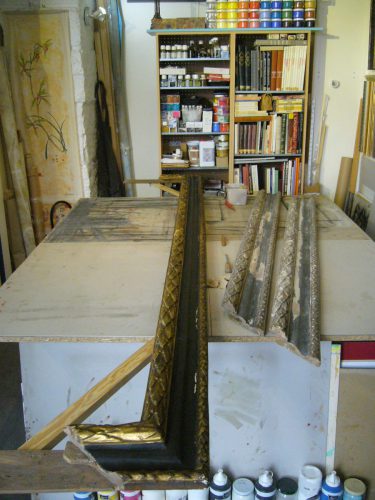 Réparation de cadre très grand format, 2m30 x 3m