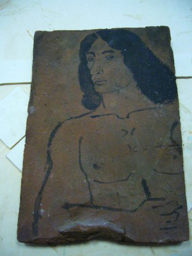 Réparation plaque terre cuite