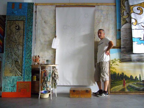 Art studio, Haiku